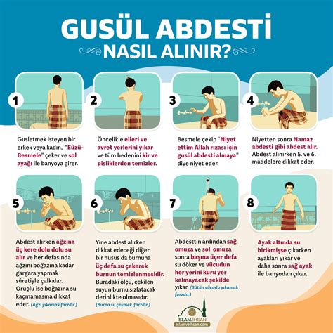 Gusül abdesti nasıl alınır