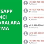 Whatsapp yabancı numaralara kapatma